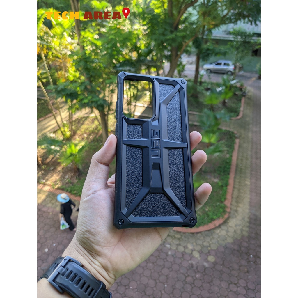 Ốp lưng UAG Monarch Black Leather cho samsung galaxy Note 20Ultra