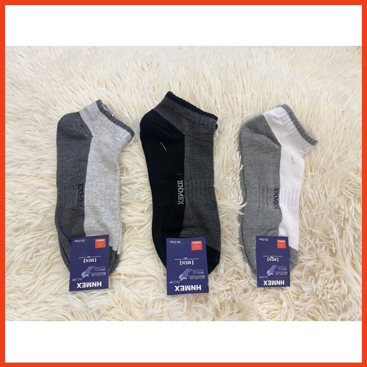 Tất Nam Cổ Ngắn Chống Hôi Chân Hanosimex Thoáng Khí