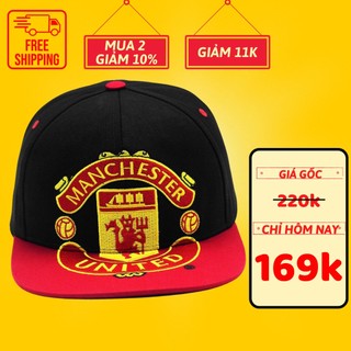 Mũ Lưỡi Trai Snapback Manchester United Nón Snapback thời trang CLB bóng đá MU