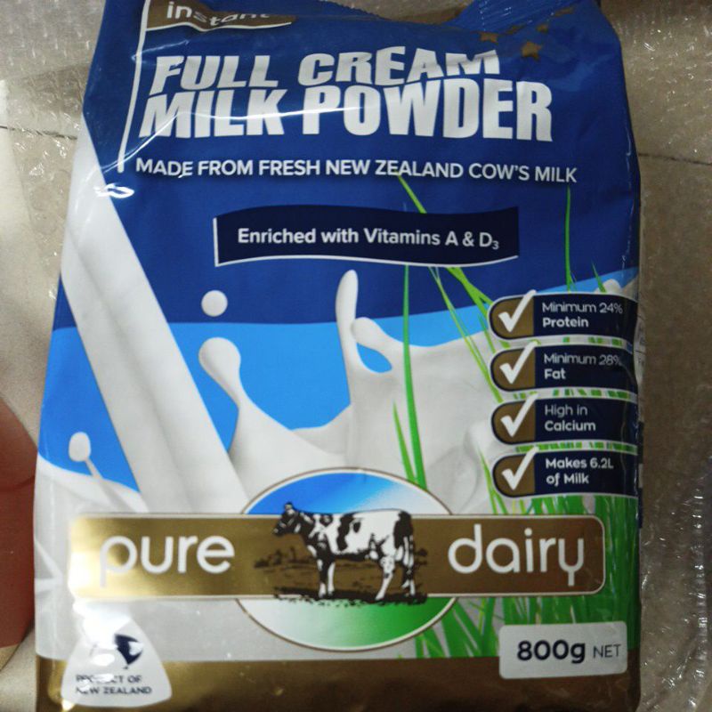 SỮA BỘT NGUYÊN KEM DAIRY GÓI 800G , HÀNG ÚC NK