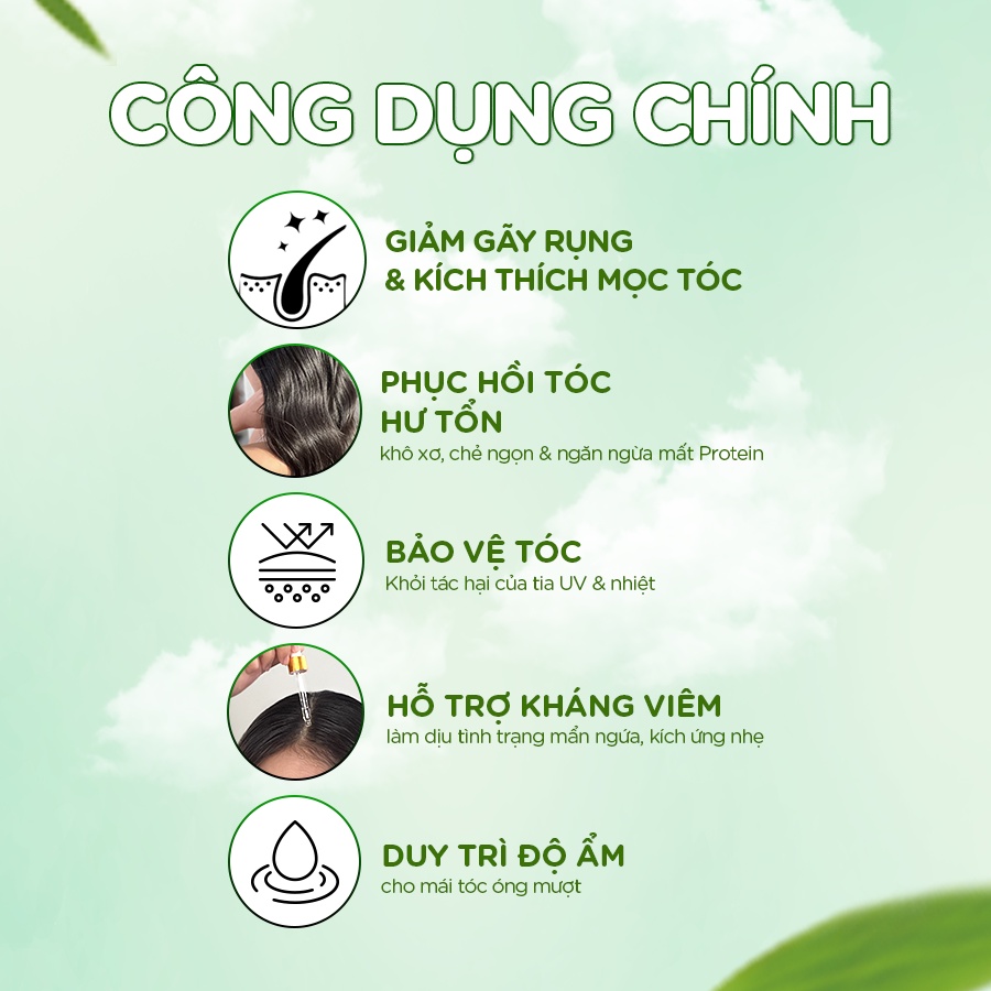 Serum Bưởi Gennie Natural Care ngăn rụng & kích thích mọc tóc 30ml