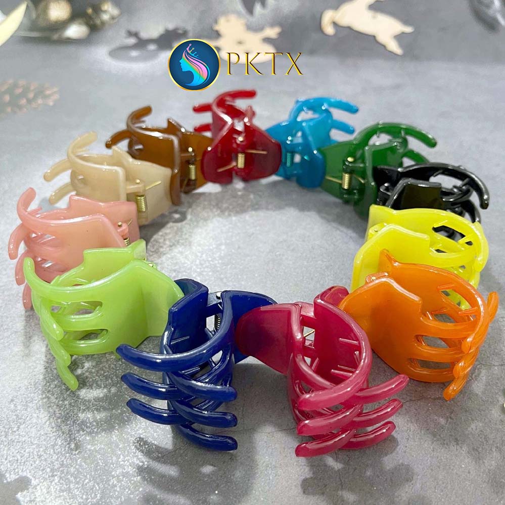 Cặp tóc 6 răng cỡ lớn các màu HÀNG NHẬP KHẨU