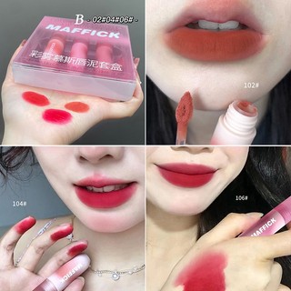 Set 3 son môi CAPPUVINI chất mousse mịn chống nước 3g