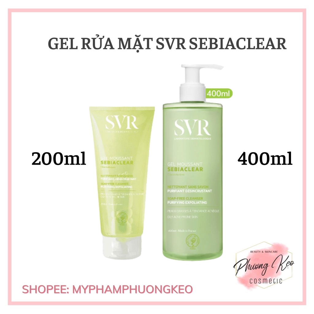 Sữa Rửa Mặt SVR Sebiaclear Gel Moussant