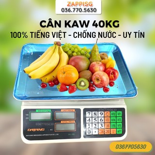 Cân điện tử tính tiền 40kg KAW- Cân Điện Tử Tính Tiền cho kết quả chính xác, Đại lý phân phối,bảo hành 1 đổi 1 toàn quốc