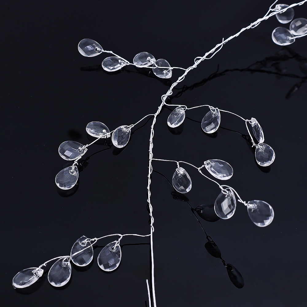 Dây Chuỗi Hạt Pha Lê Trong Suốt Hình Giọt Nước 100 / 120 / 150cm Trang Trí Nhà Cửa / Tiệc Cưới DIY