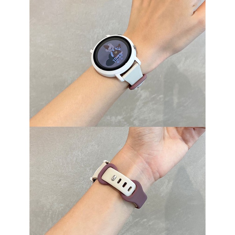 Ốp Điện Thoại Silicon Phối Màu Độc Đáo Thời Trang Cho Huawei gt2 / 3 / pro Watch Active 2 / Galaxy Watch 4 / 5 / 5pro /