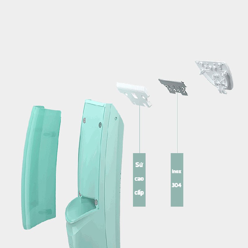 Tông Đơ Cắt Tóc Cho Bé Hút Tóc Tự Động, Tông Đơ Cắt Tóc Cho Bé Sơ Sinh Cao Cấp Misuta Luddy baby