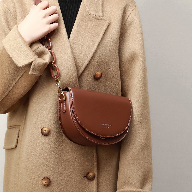Túi đeo chéo nữ form nửa hình tròn - Saddle Bag
