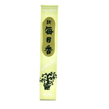 Nhang thơm Morning Star Palo Santo gỗ trắc xanh 50 que, Thanh hương Nhật Bản thư giãn định tâm Nippon Kodo
