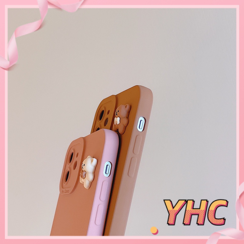 ốp iphone TPU Hình Gấu 3d tương thích iPhone 6s 6splus 7 7plus 8 8plus X XS XSMAX 11 12 Pro Max Plus Promax-042