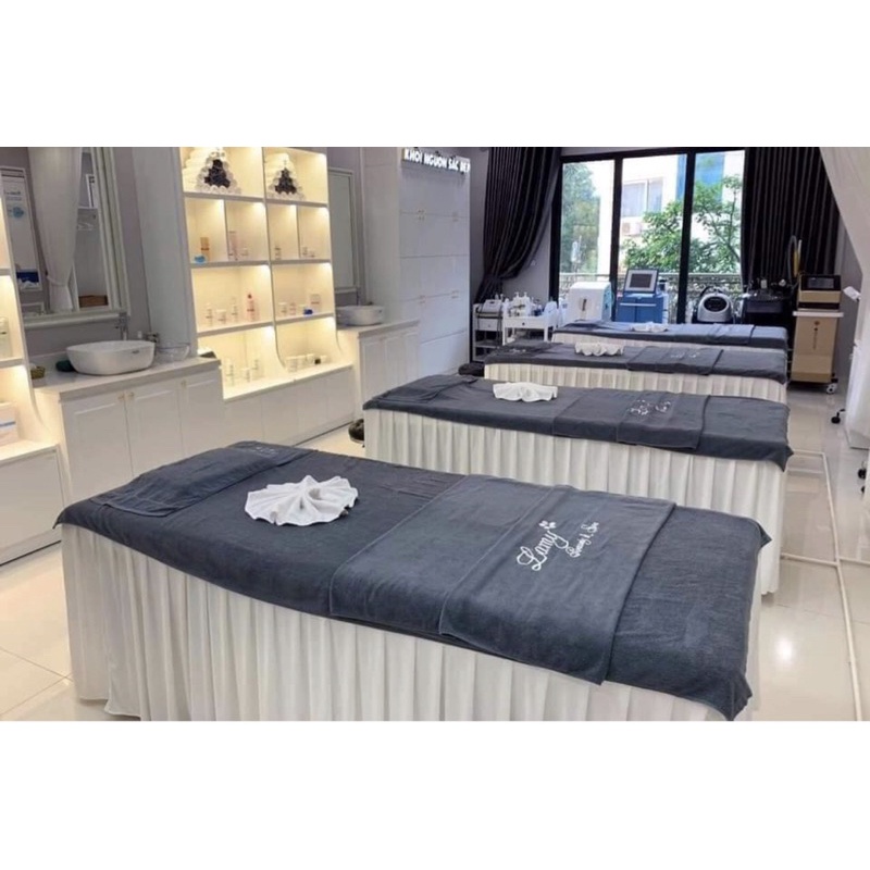 (💥LOẠI I💥) KHĂN TRẢI GIƯỜNG SPA , ĐẮP NGƯỜI SIÊU DÀY MỀN MỊN CHO SPA ,THẨM MỸ VIỆN (90 x 190cm)