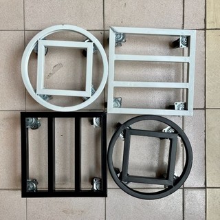 Đế lót chậu có bánh xe, đế để đồ đa năng, đế lót chậu cây cảnh gia đình, chung cư khung thép phun sơn, bánh xe 360 độ