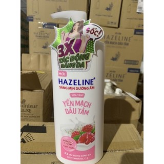 Sữa Tắm Dưỡng Sáng Da Hazeline Yến Mạch - Dâu Tằm (1kg)