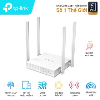 Bộ phát wifi TP-Link Archer C24 Băng Tần Kép AC750Mbps (Chính Hãng)
