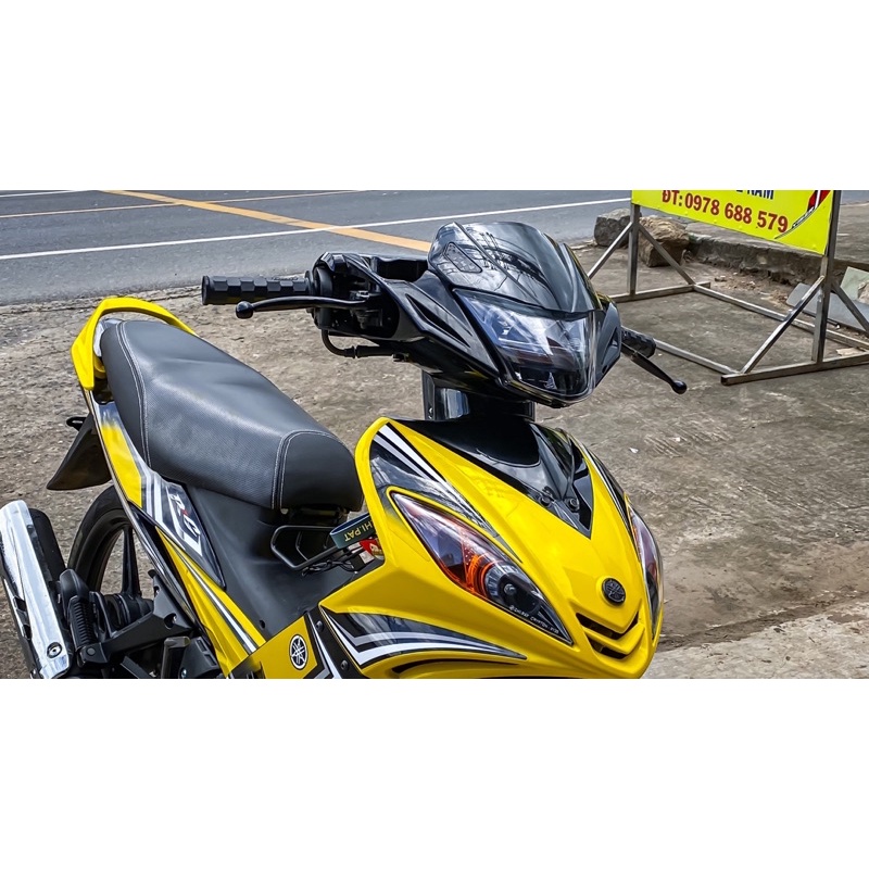 Tem rời Ex nhỏ mẫu Zin siêu nét cho xe màu đen vàng