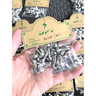 Bộ ốc áo mẫu thái inox 304 cho xe ex135