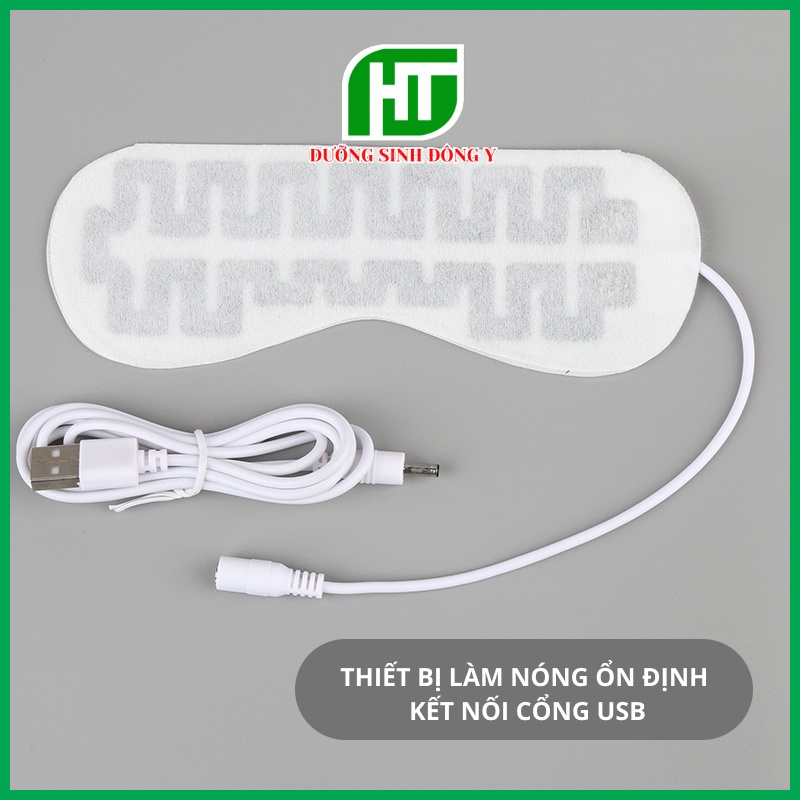 Chườm Mắt Thảo Dược Làm Nóng Bằng Điện Giúp Thư Giãn, Giảm Mỏi Mắt, Quầng Thâm, Giảm Nếp Nhăn Mắt