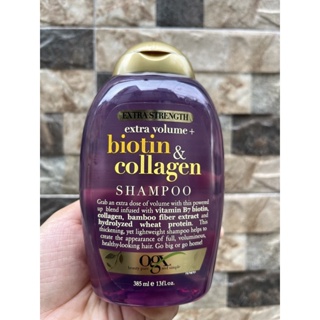 Dầu gội OGX Biotin Collagen XS Extra Volume Shampoo 385ml