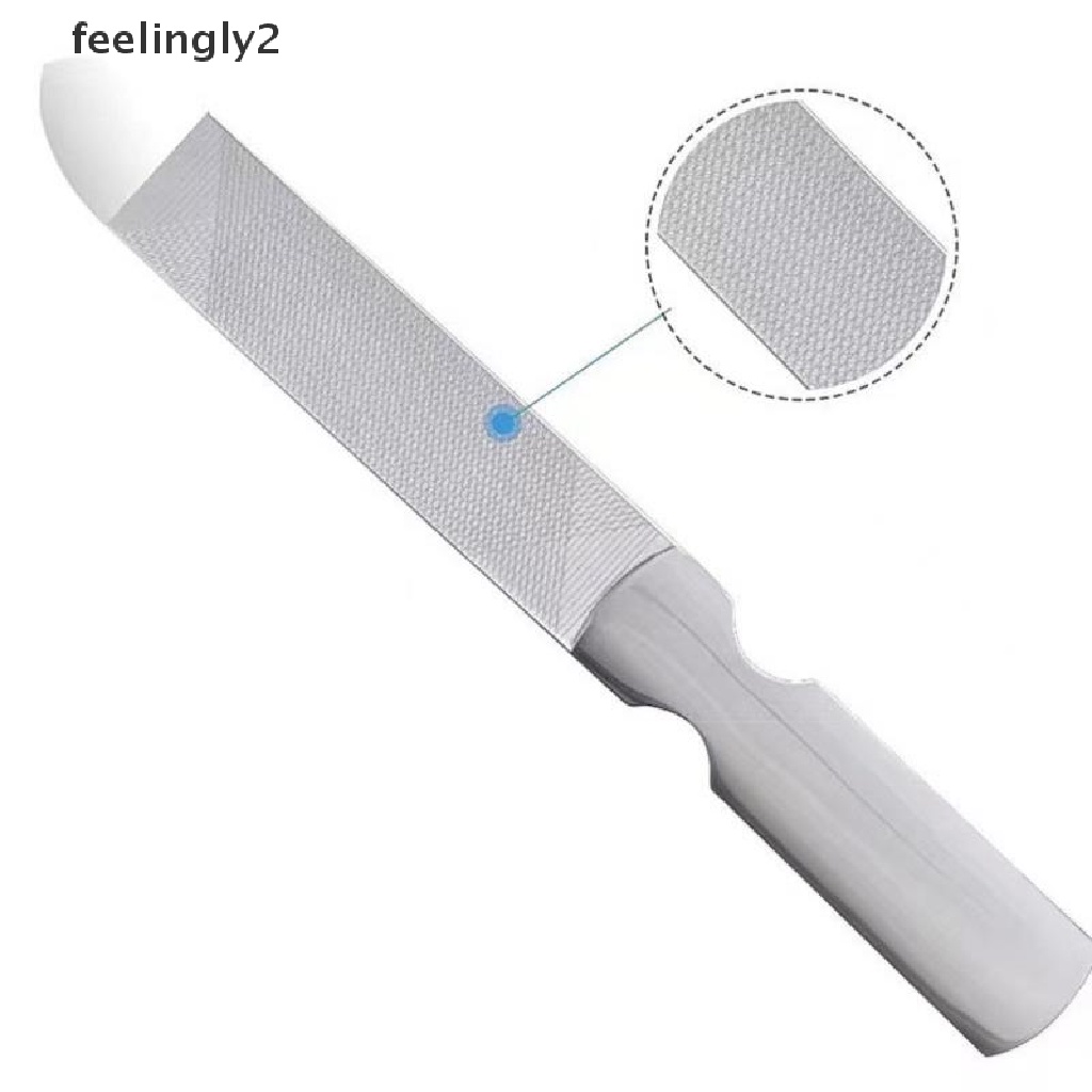 Dũa Móng Tay Hai Mặt Bằng Thép Không Gỉ Chuyên Nghiệp