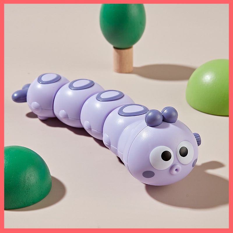 Đồ chơi con sâu vui nhộn đáng yêu cho bé, chạy đà bằng dây cót, đồ chơi trẻ em chú sâu vui vẻ