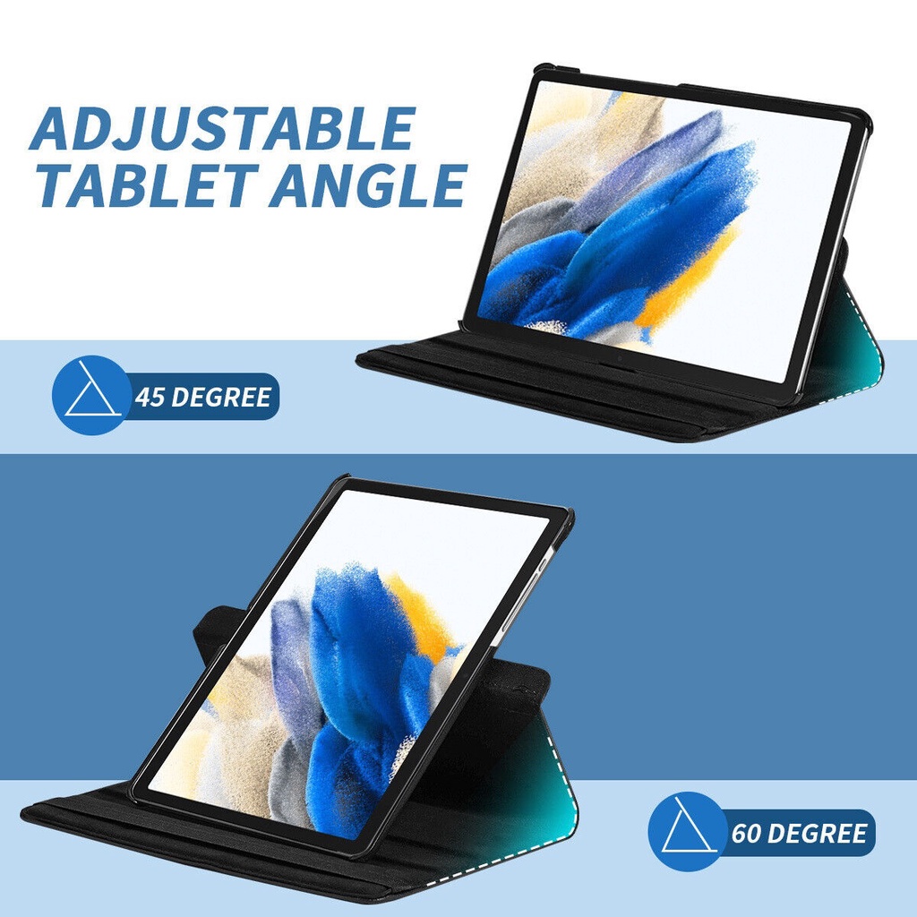 Case bao da Samsung Galaxy Tab A8 10.5 inch 2022  xoay 360 độ hiệu HOTCASE - hàng nhập khẩu