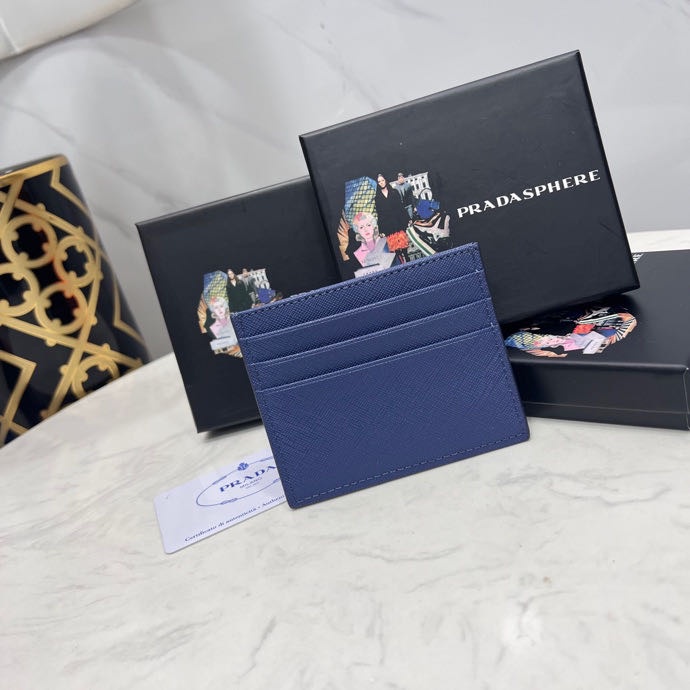 Túi Da Prada Đựng Thẻ Thời Trang Cho Nam Nữ