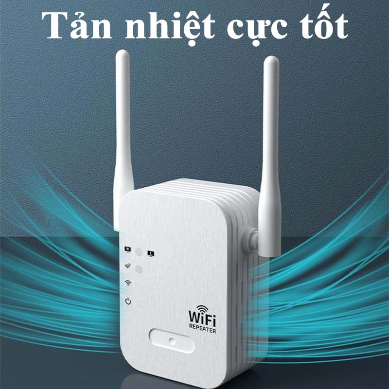 Kích Sóng Wifi 4 Râu Ăng Ten Phát Xuyên Tường Chuẩn N Tốc Độ 300mbps Màu Trắng Bộ Kích Sóng Wifi Thu Phát Mở Rộng Sóng | BigBuy360 - bigbuy360.vn