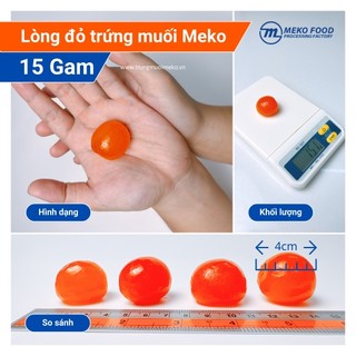 [ƯU ĐÃI] COMBO 2 TÚI Lòng đỏ trứng vịt muối cỡ LỚN 15gram (50 trứng/túi hút chân không)