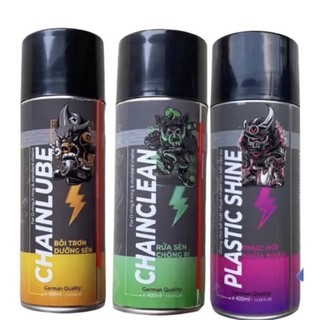 Sprayking Dưỡng Sên + Rửa sên + Phục hồi nhựa nhám Sprayking siêu rẻ chính hãng Sprayking 400ml