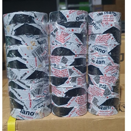 Combo 10 Cuộn Băng Keo Điện Nano Tô Nga Dũng 10Y, 20Y, 30Y. Hàng Chuẩn Không Bị Bong Tróc.