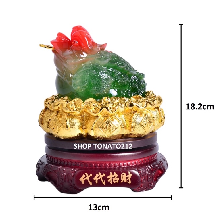 CÓC THIỀM THỪ NGỒI BAO TIỀN 388 CAO 18.2CM