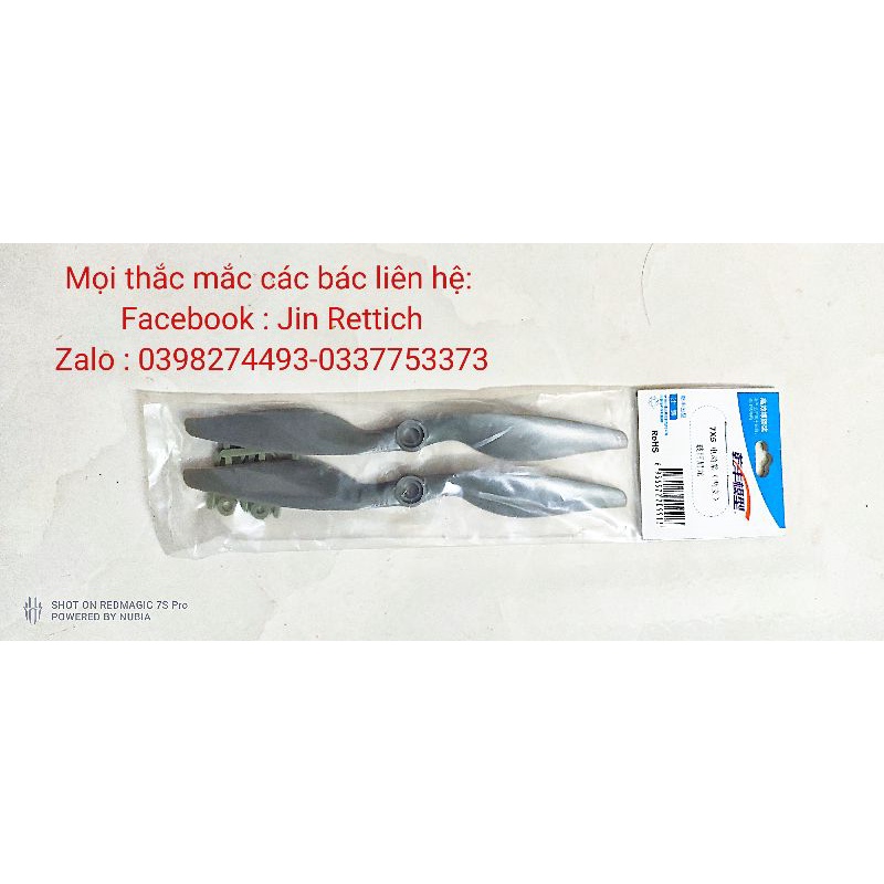 Cánh quạt cánh Xịn ACP hãng Gemfan cho máy bay 7x5E chất lượng cao