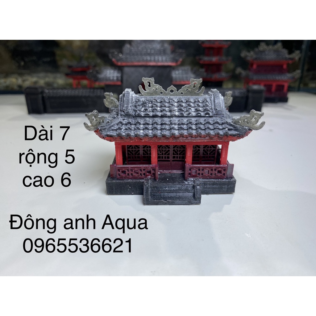 Tiểu cảnh nhà 1 tầng bản đẹp, phụ kiện trang trí, bể cá, thuỷ sinh, sân vườn, hòn non bộ.