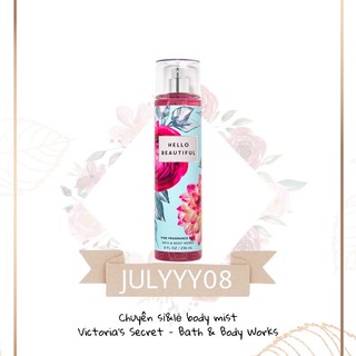 Xịt thơm bath and body works hello beautiful 30ml/50ml/100ml +jɥƚÿ08+