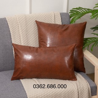 Gối da đa năng, gối đệm spa, gối tựa lưng sofa, tựa ghế oto, decor ghế sofa