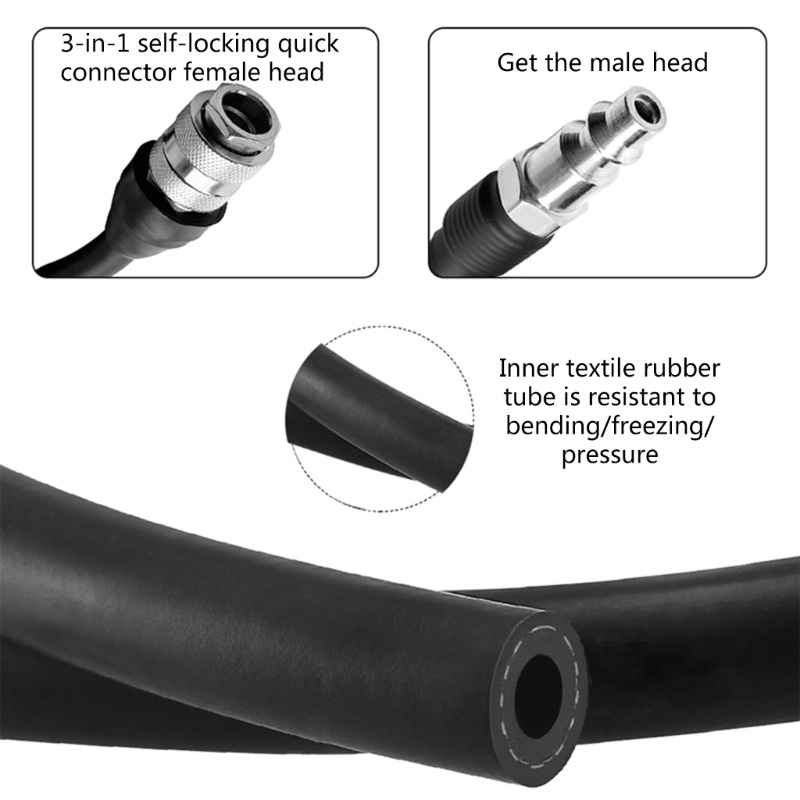 Ống Bơm Hơi Nối Dài Chuyên Dụng Cho Lốp Xe Đạp / Mô Tô