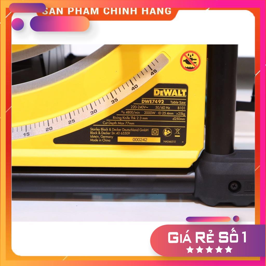 Máy cưa để bàn 2000W Dewalt DWE7492-B1
