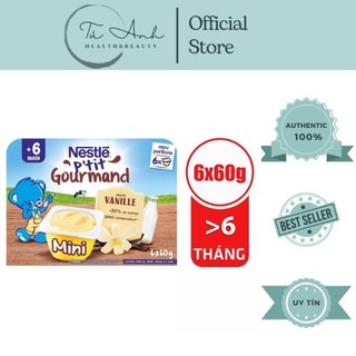 Váng sữa Nestle nội địa Pháp 6 hộp cho bé từ 6 tháng mẫu mới