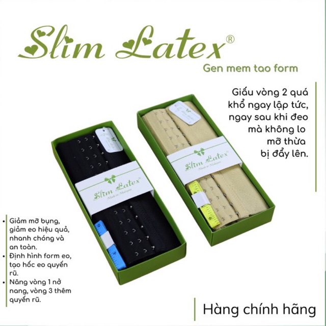 GEN SIẾT EO SLIM LATEX 28cm