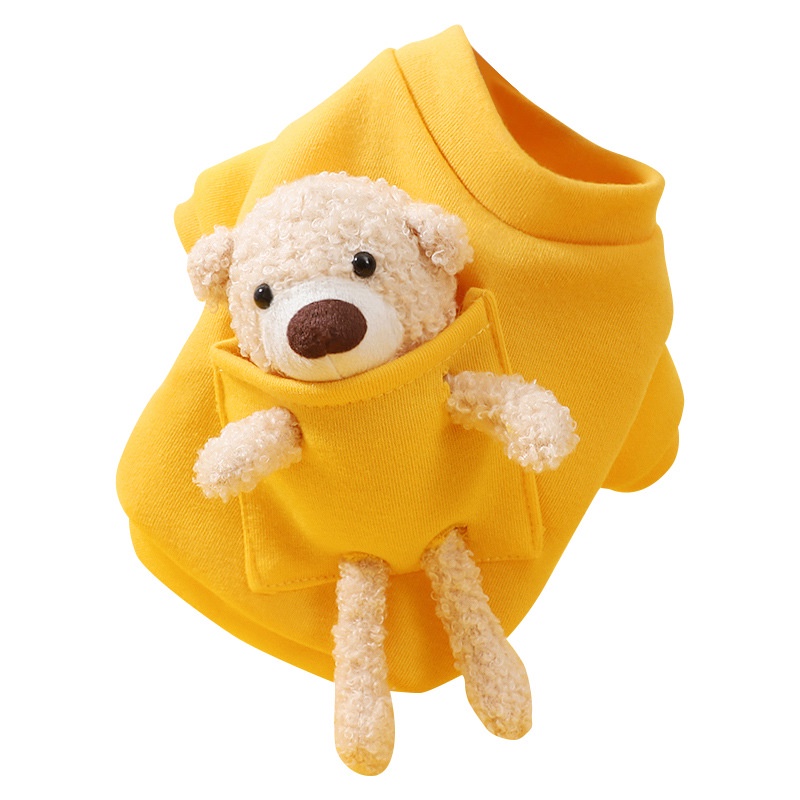 Áo Nỉ In Hình Gấu Teddy Dễ Thương Cho Thú Cưng