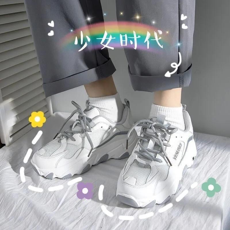 Giày Thể Thao Da Mềm Thoáng Khí Phong Cách Châu Âu Size 35-43 41 42 Cho Nữ