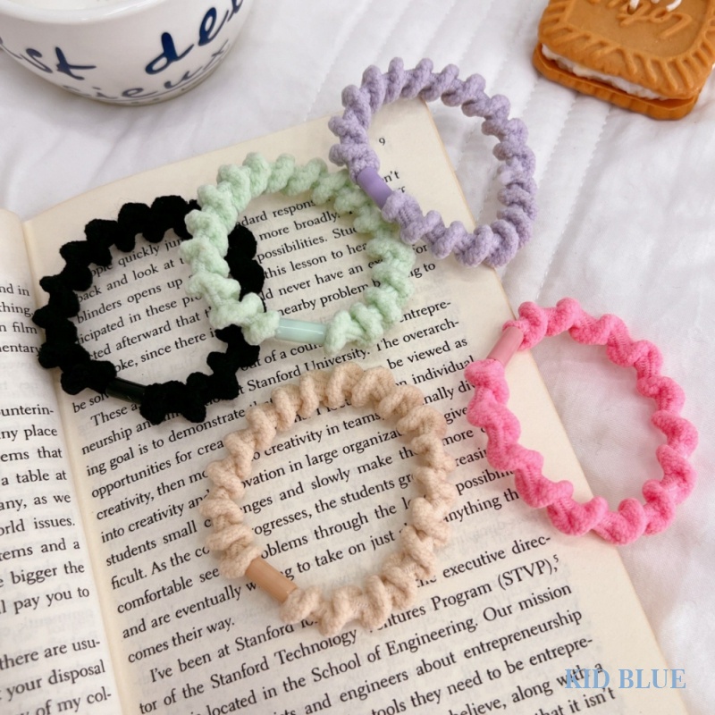 Dây Cột Tóc Cao Su Màu Sắc Ngọt Ngào Xinh Xắn Cho Nữ