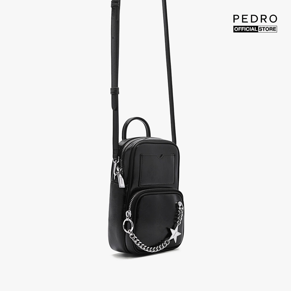 PEDRO - Túi đeo chéo nữ phom chữ nhật Mini With Chain Detail PW2-75060089-01