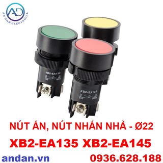 Nút nhấn nhả, nút đề tròn xb2-ea135 xb2-ea145 xb2-ea155 ø22 - spdt