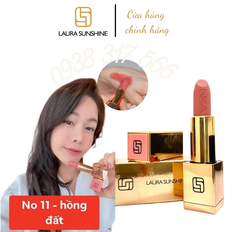 Son môi Nhật Kim Anh - Lipstick No 01 Dreamy son Laura Sunshine - Màu hồng đào