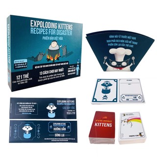 Bộ Exploding Kittens: Recipes for Disaster Việt Hóa - Công Thức cho thảm họa