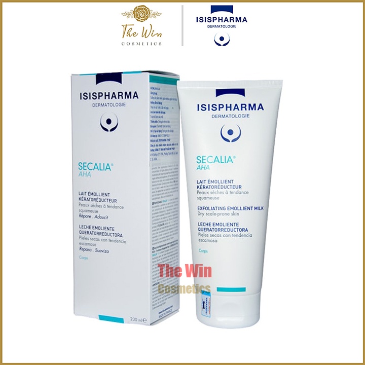 Kem Dưỡng Ẩm Dành Cho Da Khô Tăng Sừng Secalia AHA 200ml/ 75ml - ISIS Pharma