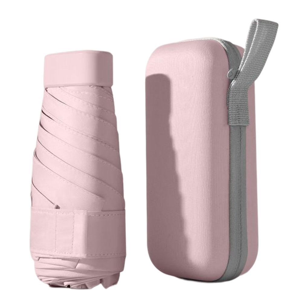 Dù Gấp 6 Khúc Chống Mưa / Nắng / Gió Có Thể Gấp Gọn Tiện Dụng Cho Nam Và Nữ