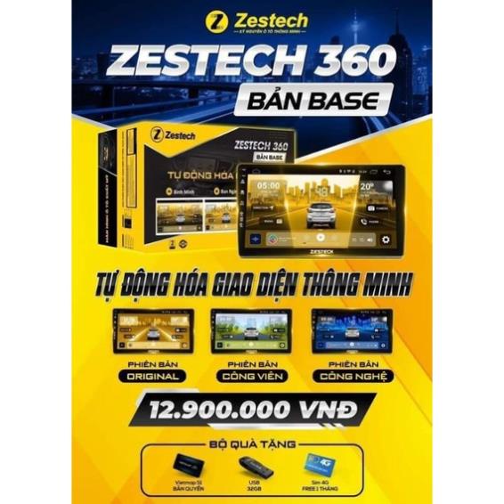 Màn Liền Cam 360 Zestech Base Tích Hợp Camera 360, Giám Sát Đỗ Xe 24/7, Xóa Tan Nỗi Lo Khi Vào Đường Hẹp